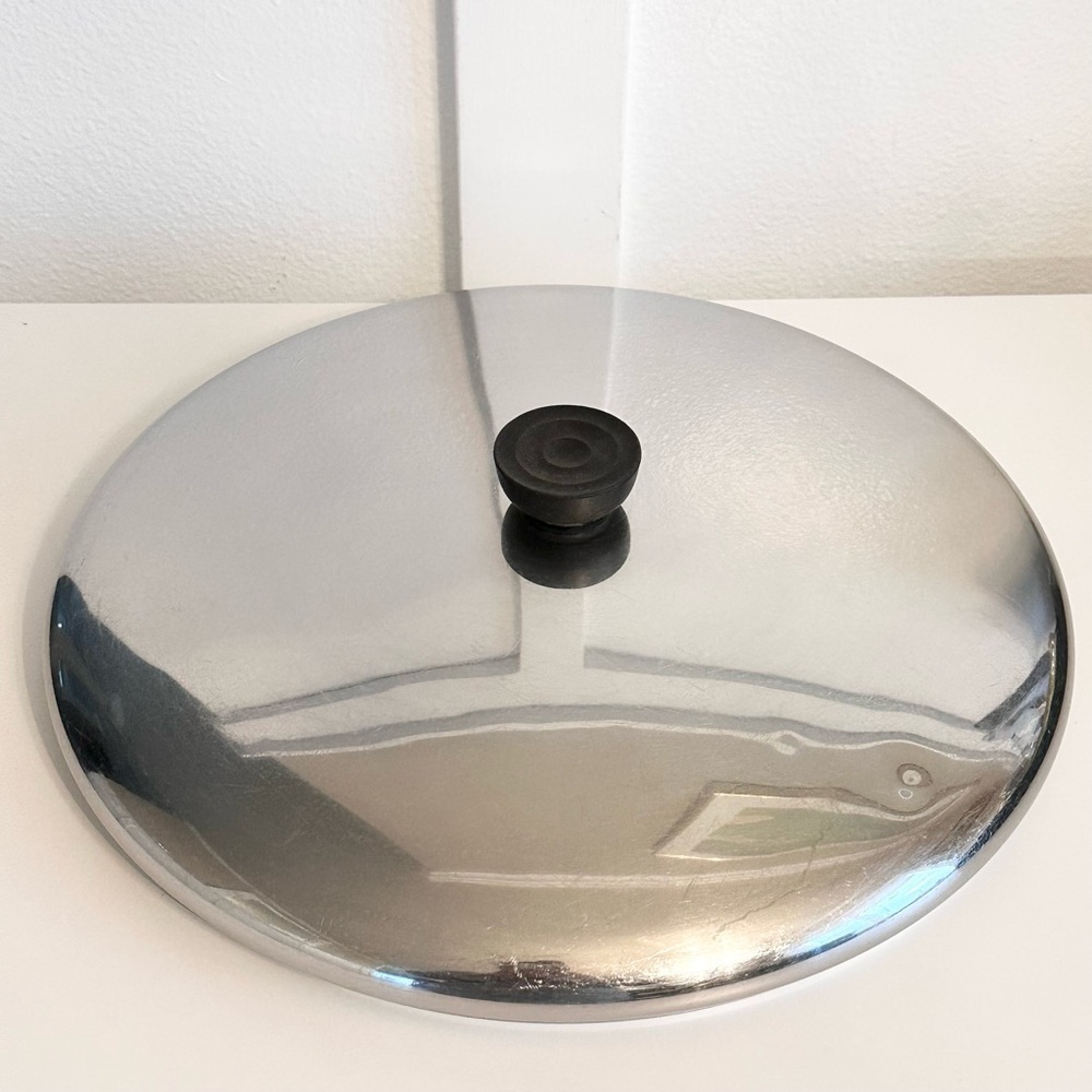 VTG Revere Ware 12” Replacement Lid Only Skillet Stock Pot 11-3/4" Inner 11.75